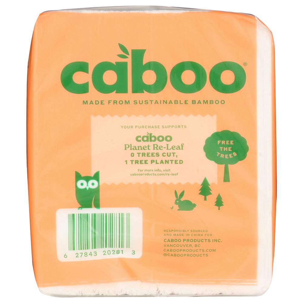 CABOO: 1-Ply Table Napkins 250 Sheets, 1 Pack