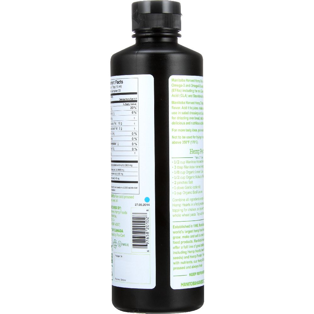 MANITOBA HARVEST: Organic Hemp Seed Oil, 16.9 oz