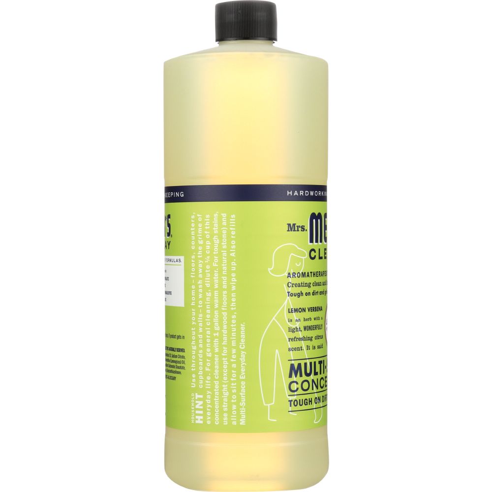 MRS MEYERS CLEAN DAY: Lemon Verbena Multi-Surface Concentrate, 32 oz