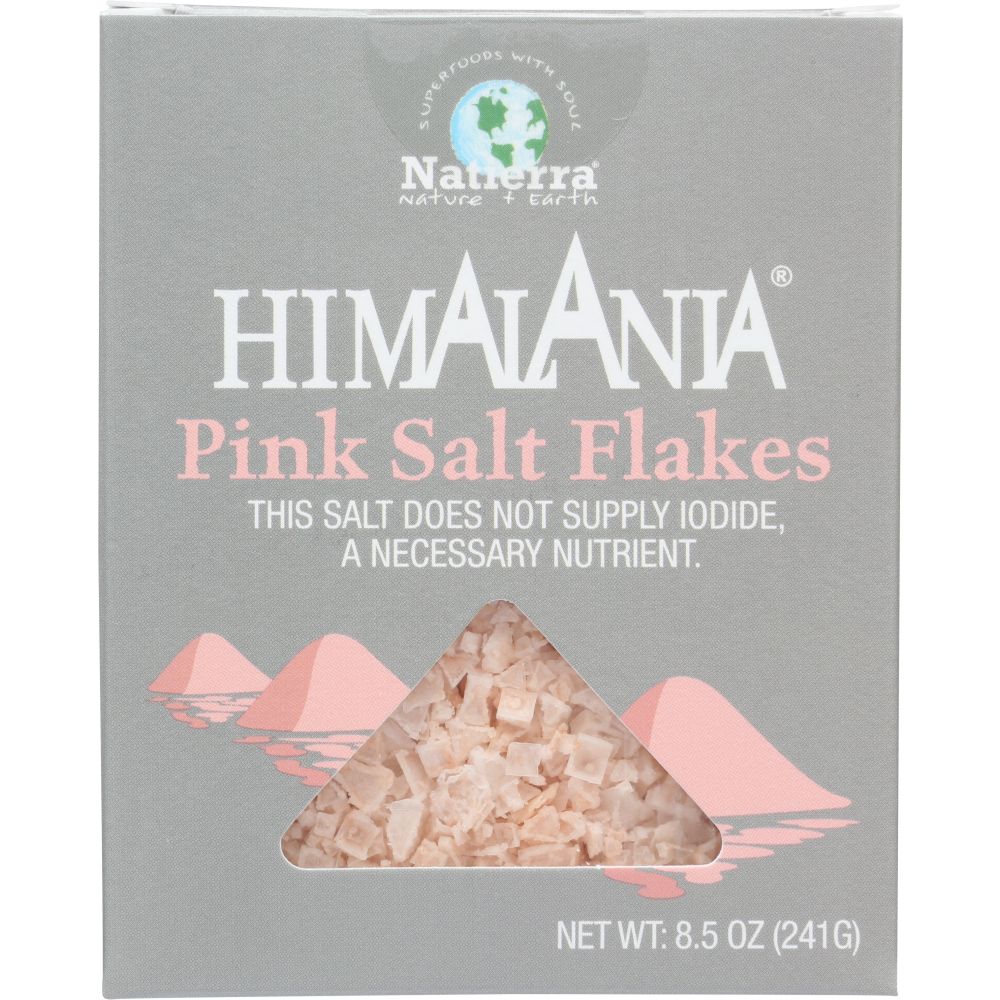 NATIERRA: Himalania Pink Salt Flakes Box, 8.5 oz